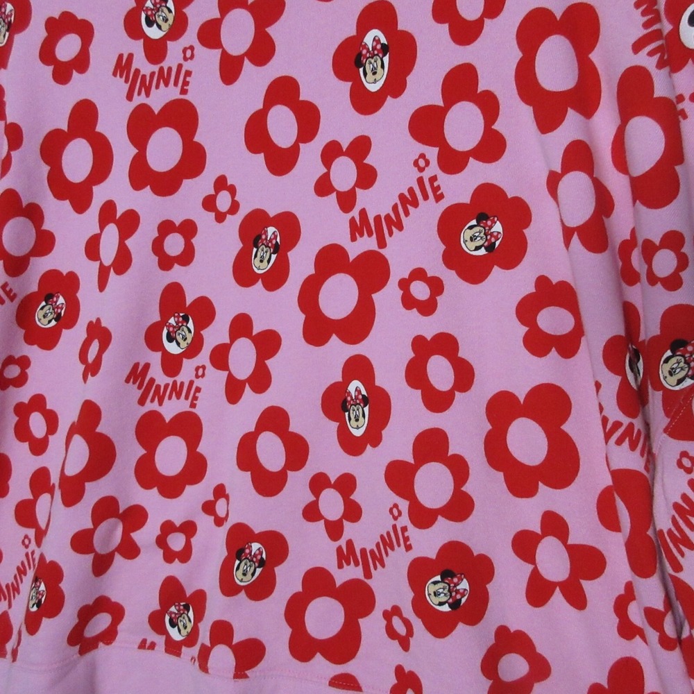 Disney Parks Minnie Mouse Collection Women Large Pink Red Flower Comfort Relaxed - Picture 3 of 11